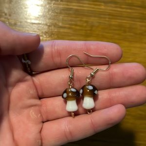 Mushroom earrings